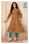 Daisy Vol 5 By Mcm Cotton Printed A Line Flair Kurtis 